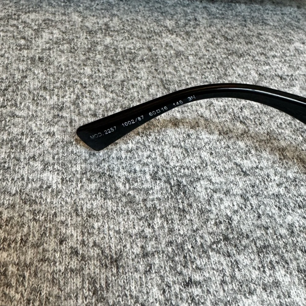 Men’s Versace Sunglasses with Gold Frame and Black Lenses